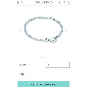 ‘Return to Tiffany’ heart tag choker